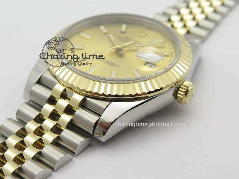 Durable DateJust 41mm 126333 Noob 1:1 Best Edition YG Wrapped YG Dial On SS YG Jubilee Bracelet A 3757