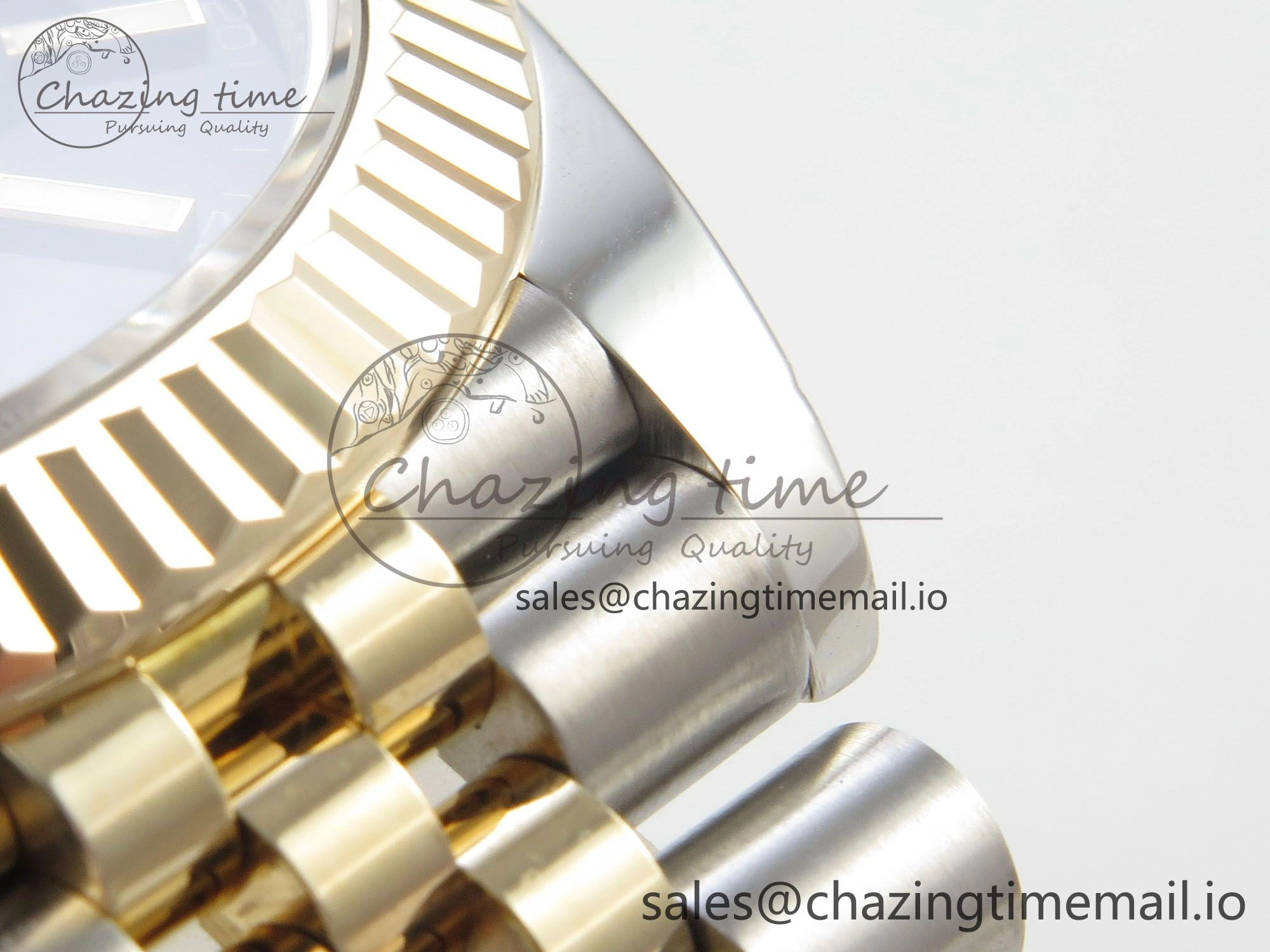 Breathable DateJust 41mm 126333 SS YG 3EF 1:1 Best Edition Black Dial on SS Jubilee Bracelet A 298