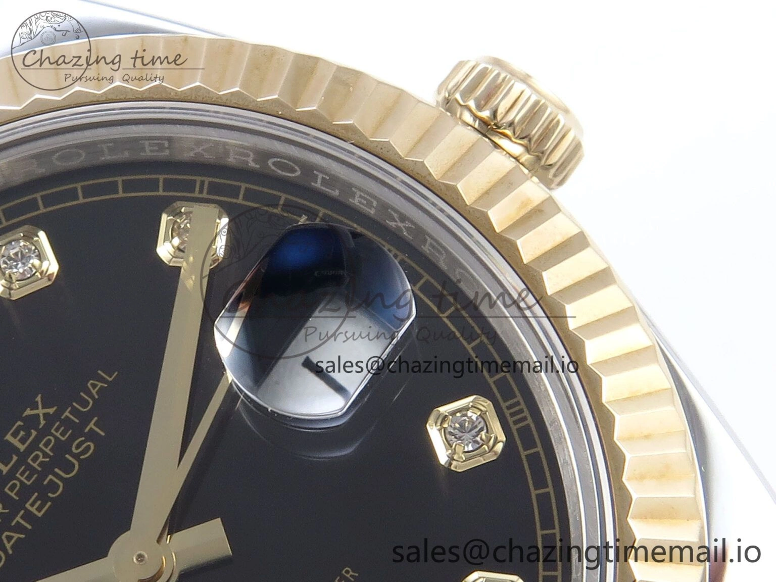 DateJust 41mm 126333 SS YG 3EF 1:1 Best Edition Black Diamond Dial on SS YG Jubilee Bracelet SA Attractive 300