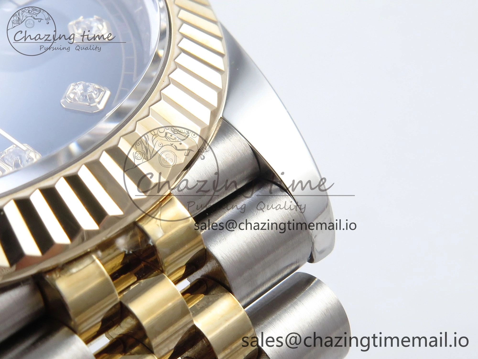 DateJust 41mm 126333 SS YG 3EF 1:1 Best Edition Black Diamond Dial on SS YG Jubilee Bracelet SA Attractive 300