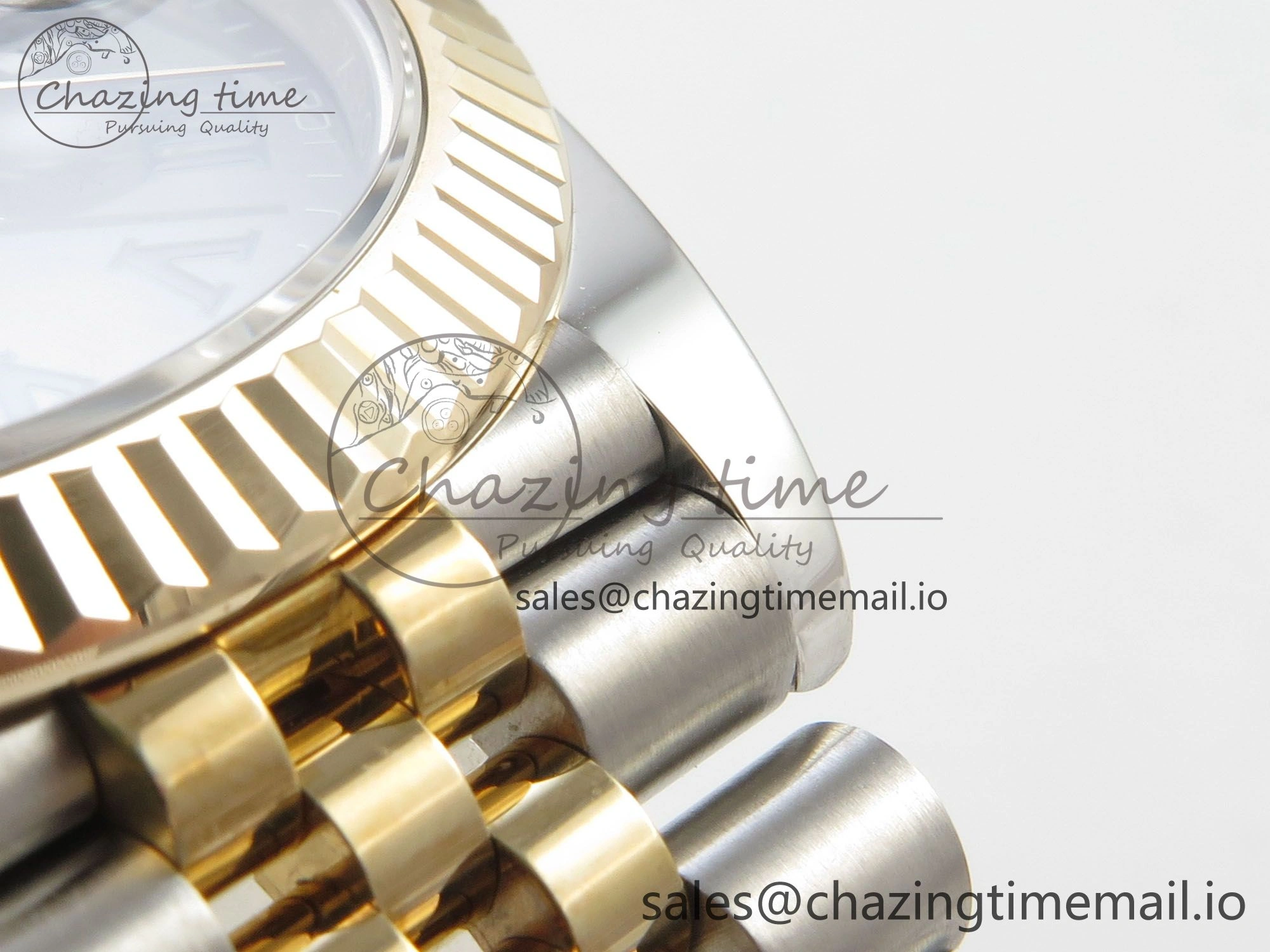 Effortless DateJust 41mm 126333 SS YG 3EF 1:1 Best Edition Gray Roman Dial on SS YG Jubilee Bracelet SA 302