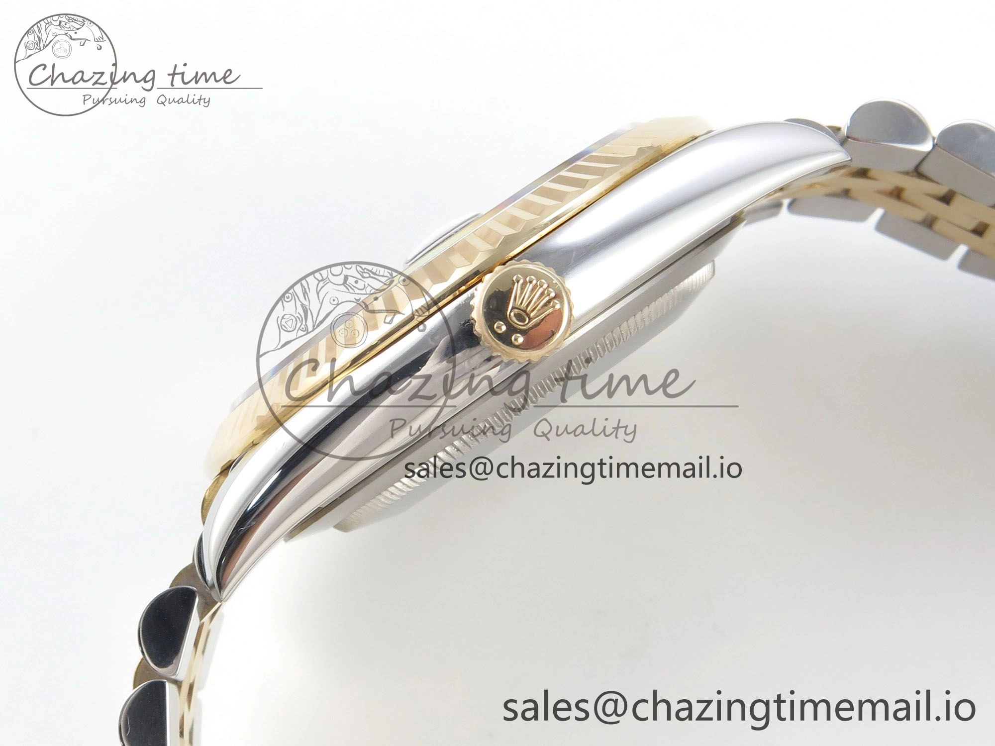 Effortless DateJust 41mm 126333 SS YG 3EF 1:1 Best Edition Gray Roman Dial on SS YG Jubilee Bracelet SA 302