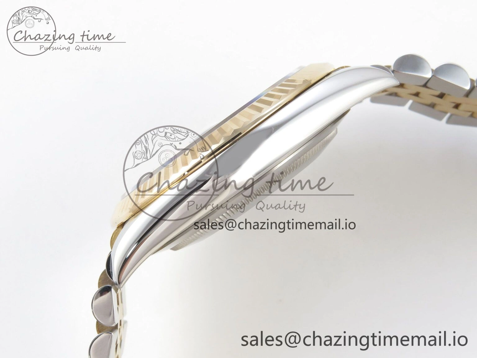 Effortless DateJust 41mm 126333 SS YG 3EF 1:1 Best Edition Gray Roman Dial on SS YG Jubilee Bracelet SA 302