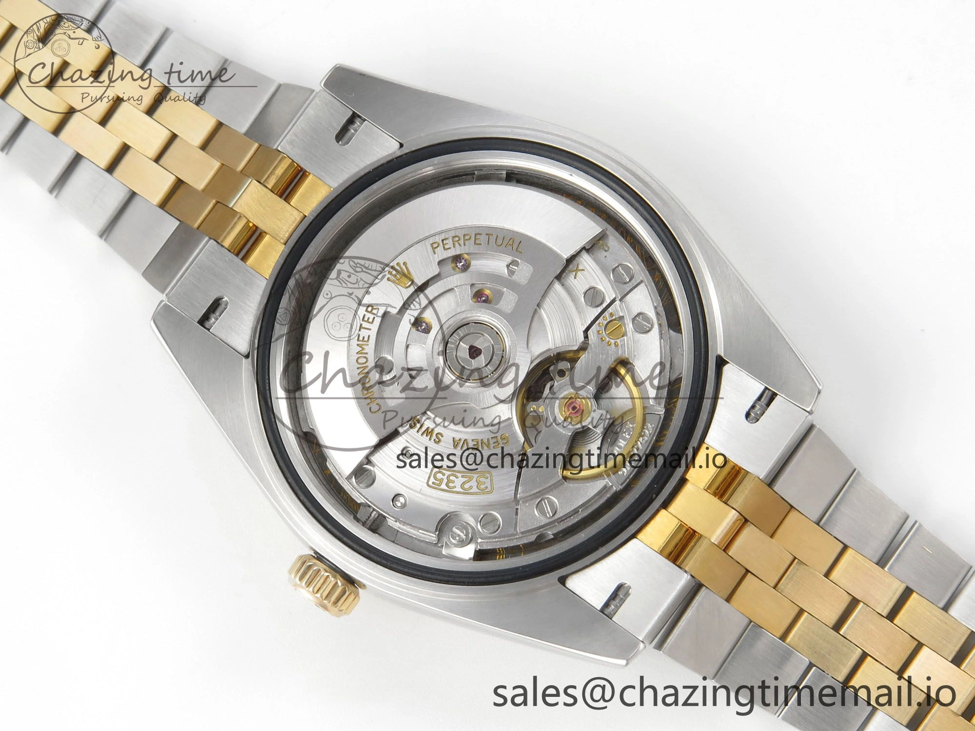 Effortless DateJust 41mm 126333 SS YG 3EF 1:1 Best Edition Gray Roman Dial on SS YG Jubilee Bracelet SA 302