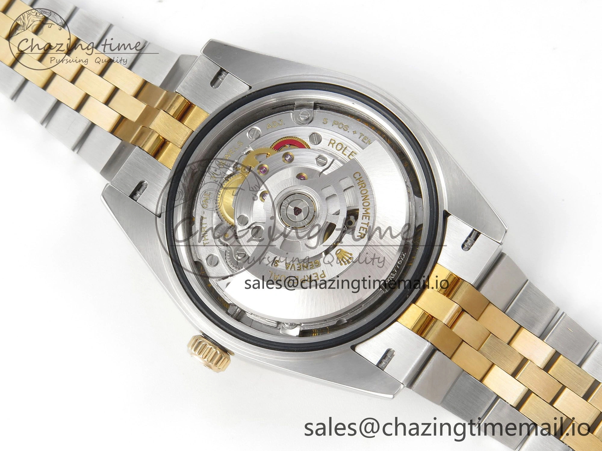 Effortless DateJust 41mm 126333 SS YG 3EF 1:1 Best Edition Gray Roman Dial on SS YG Jubilee Bracelet SA 302