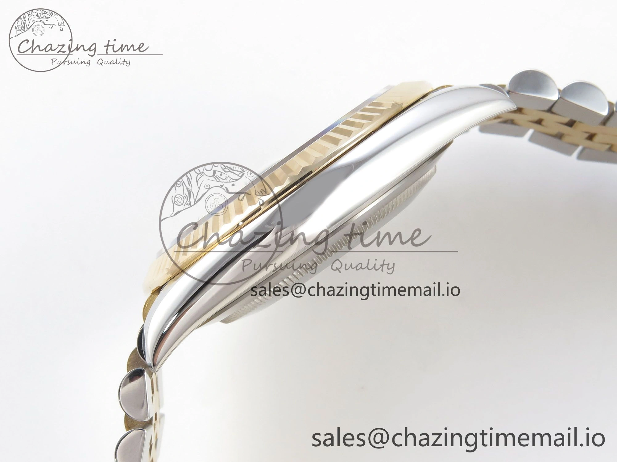 Reliable DateJust 41mm 126333 SS YG 3EF 1:1 Best Edition White MOP Diamond Dial on SS YG Jubilee Bracelet SA 299