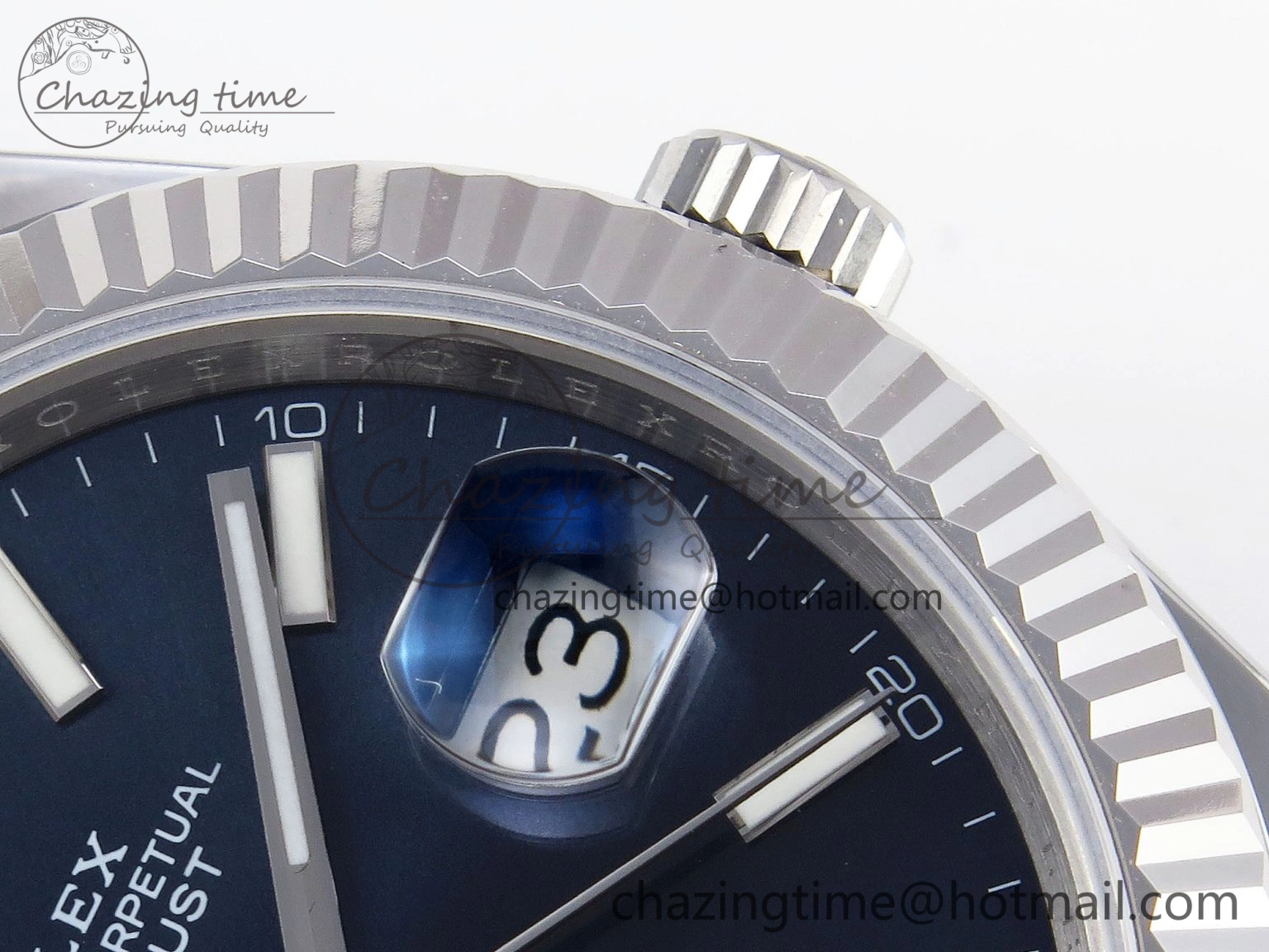 Original DateJust 41mm 126334 904 SS ARF 1:1 Best Edition Blue Dial Sticks Markers on Jubilee Bracelet SH 1864