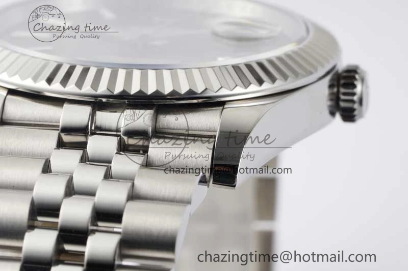 DateJust 41mm 126334 DIWF 1:1 Best Edition 904L Steel Green Fluted Dial on Jubilee Bracelet SA Elegant 2308