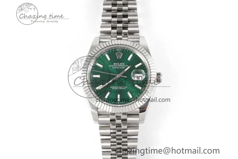 DateJust 41mm 126334 DIWF 1:1 Best Edition 904L Steel Green Sunburst Dial on Jubilee Bracelet SA Affordable 2305