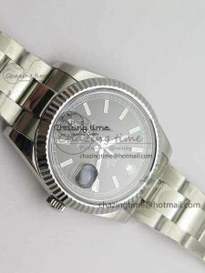 DateJust 41mm 126334 Noob 1:1 Best Edition Fluted Bezel Black Dial On SS Oyster Bracelet A TimelessDesign 3584