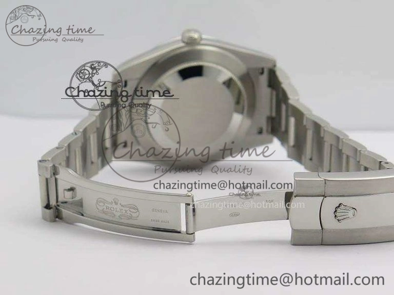 EasyCare DateJust 41mm 126334 Noob 1:1 Best Edition Fluted Bezel Gray Dial On SS Oyster Bracelet A 3589