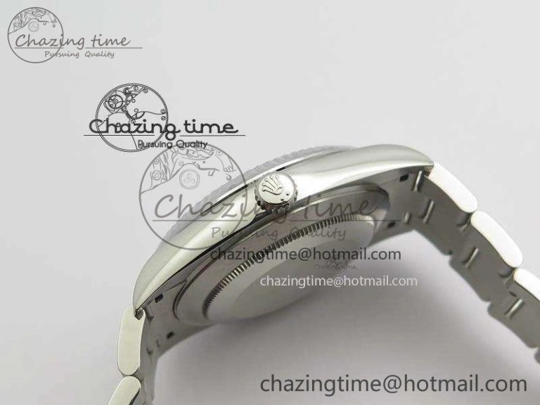 EasyCare DateJust 41mm 126334 Noob 1:1 Best Edition Fluted Bezel Gray Dial On SS Oyster Bracelet A 3589
