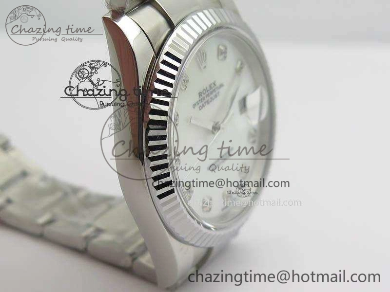 DateJust 41mm 126334 Noob 1:1 Best Edition Fluted Bezel MOP Diam Dial On SS Oyster Bracelet A Resilient 3582