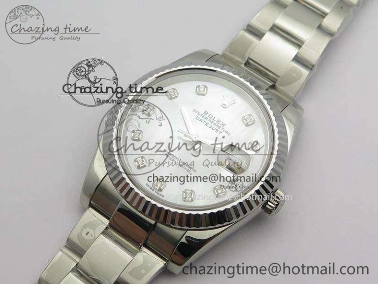 DateJust 41mm 126334 Noob 1:1 Best Edition Fluted Bezel MOP Diam Dial On SS Oyster Bracelet A Resilient 3582