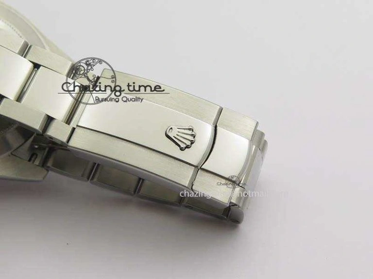 Soft DateJust 41mm 126334 Noob 1:1 Best Edition Fluted Bezel White Roman Dial On SS Oyster Bracelet A 3579