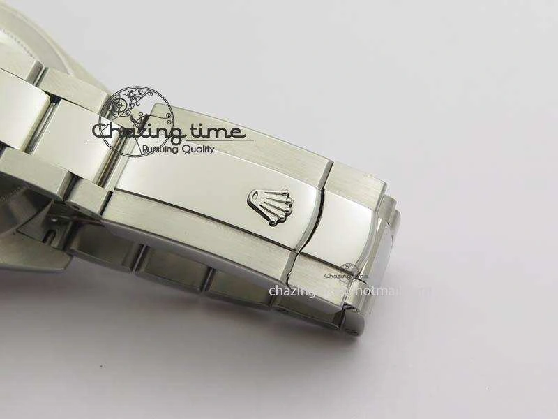 Soft DateJust 41mm 126334 Noob 1:1 Best Edition Fluted Bezel White Roman Dial On SS Oyster Bracelet A 3579