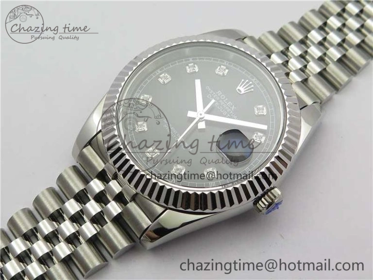 Durable DateJust 41mm 126334 SS BP Maker 1:1 Best Edition New Version Black Crystal Dial on Jubilee Bracelet 3024