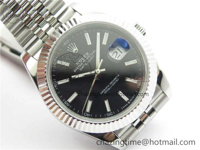 DateJust 41mm 126334 SS BP Maker 1:1 Best Edition New Version Black Dial on Jubilee Bracelet Sporty 3030