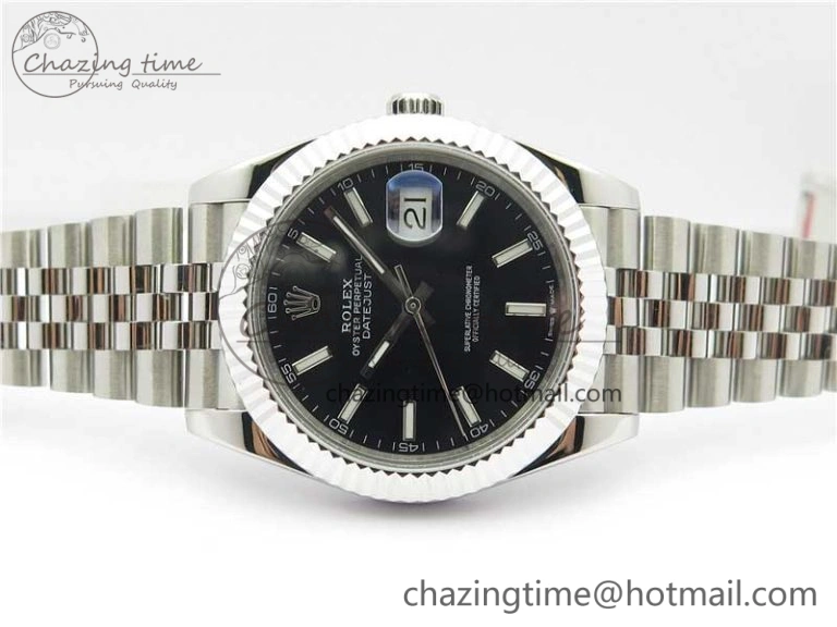 DateJust 41mm 126334 SS BP Maker 1:1 Best Edition New Version Black Dial on Jubilee Bracelet Sporty 3030