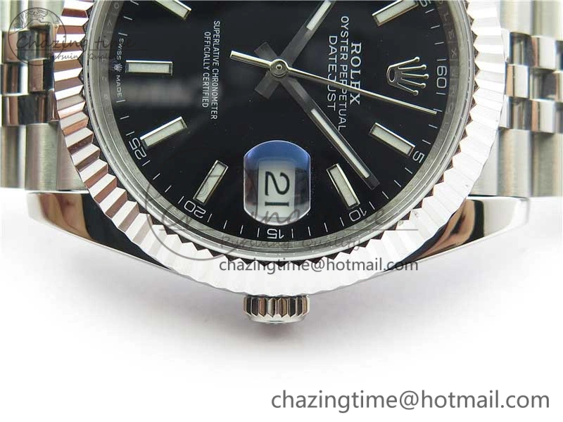 DateJust 41mm 126334 SS BP Maker 1:1 Best Edition New Version Black Dial on Jubilee Bracelet Sporty 3030