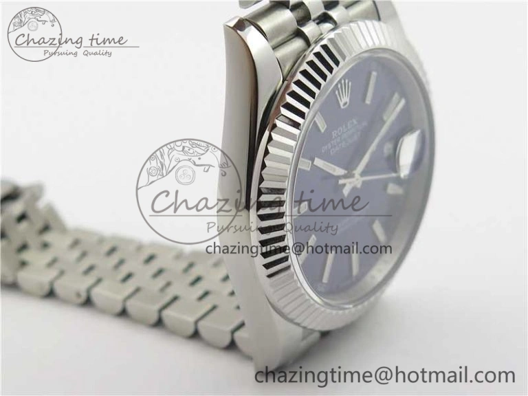 DateJust 41mm 126334 SS BP Maker 1:1 Best Edition New Version Blue Dial on Jubilee Bracelet Cozy 3075