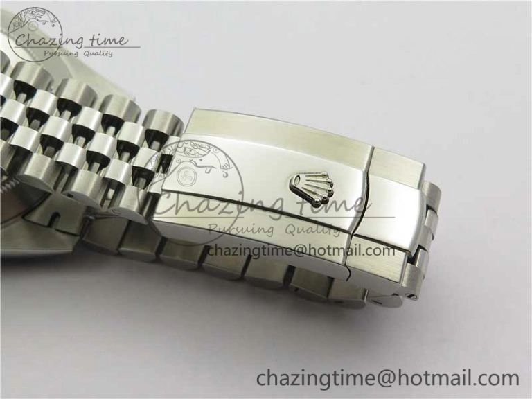 QuickDry DateJust 41mm 126334 SS BP Maker 1:1 Best Edition New Version Blue Roman Dial on Jubilee Bracelet 3033