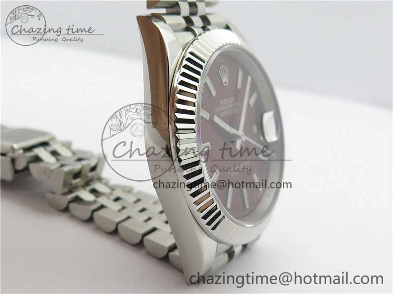 DateJust 41mm 126334 SS BP Maker 1:1 Best Edition New Version Brown Dial on Jubilee Bracelet Breathable 3026