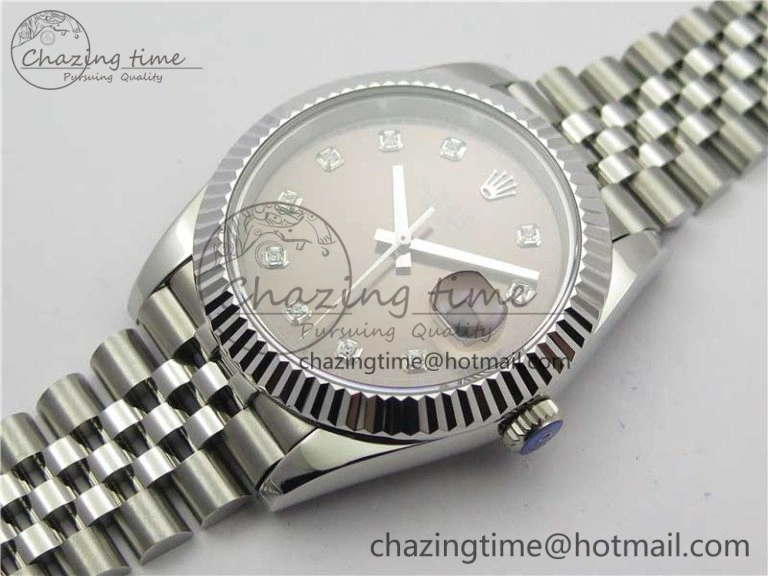 DateJust 41mm 126334 SS BP Maker 1:1 Best Edition New Version Gray Crystal Dial on Jubilee Bracelet Casual 3023