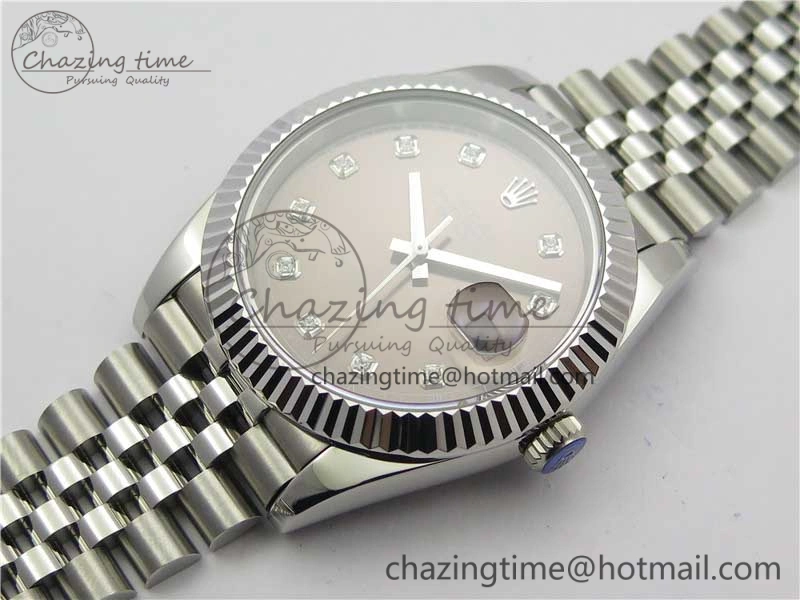 DateJust 41mm 126334 SS BP Maker 1:1 Best Edition New Version Gray Crystal Dial on Jubilee Bracelet Casual 3023