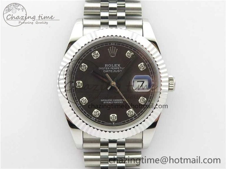 DateJust 41mm 126334 SS BP Maker 1:1 Best Edition New Version Gray Crystal Dial on Jubilee Bracelet Casual 3023