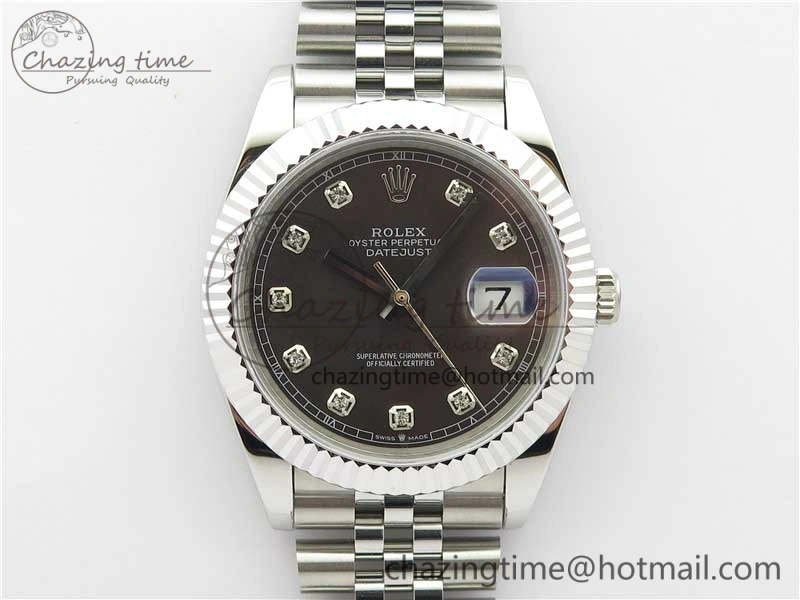 DateJust 41mm 126334 SS BP Maker 1:1 Best Edition New Version Gray Crystal Dial on Jubilee Bracelet Casual 3023