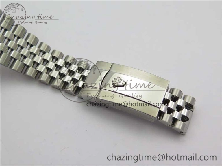 MoistureWicking DateJust 41mm 126334 SS BP Maker 1:1 Best Edition New Version Gray Green Roman Dial on Jubilee Bracelet 3031