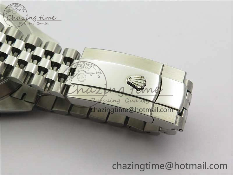 MoistureWicking DateJust 41mm 126334 SS BP Maker 1:1 Best Edition New Version Gray Green Roman Dial on Jubilee Bracelet 3031