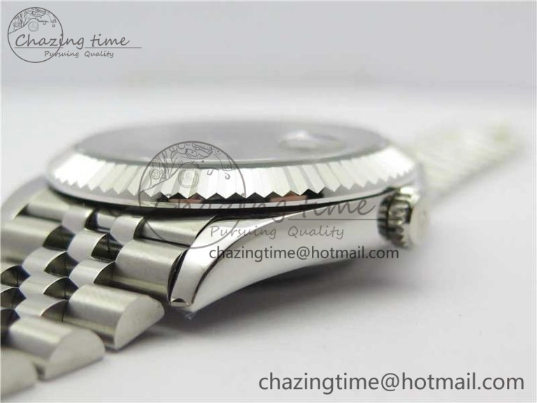 MoistureWicking DateJust 41mm 126334 SS BP Maker 1:1 Best Edition New Version Gray Green Roman Dial on Jubilee Bracelet 3031