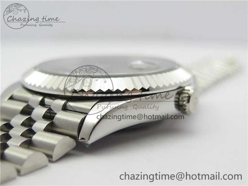 MoistureWicking DateJust 41mm 126334 SS BP Maker 1:1 Best Edition New Version Gray Green Roman Dial on Jubilee Bracelet 3031