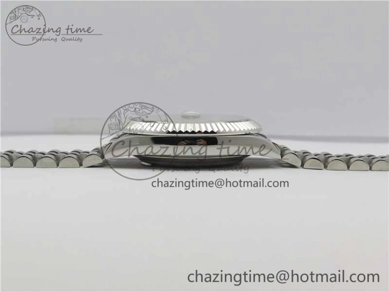 MoistureWicking DateJust 41mm 126334 SS BP Maker 1:1 Best Edition New Version Gray Green Roman Dial on Jubilee Bracelet 3031