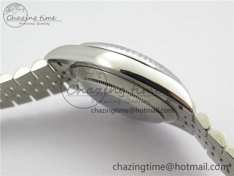 DateJust 41mm 126334 SS BP Maker 1:1 Best Edition New Version Silver Crystal Dial on Jubilee Bracelet FastDry 3021