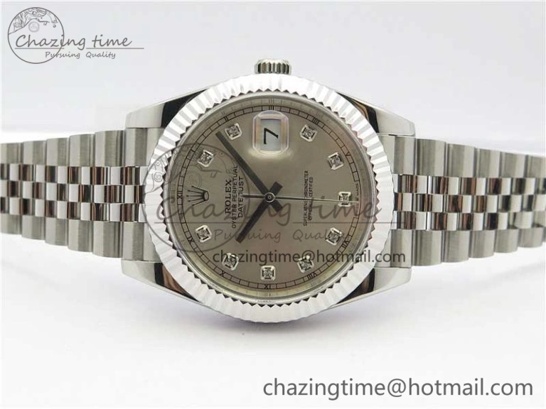 DateJust 41mm 126334 SS BP Maker 1:1 Best Edition New Version Silver Crystal Dial on Jubilee Bracelet FastDry 3021
