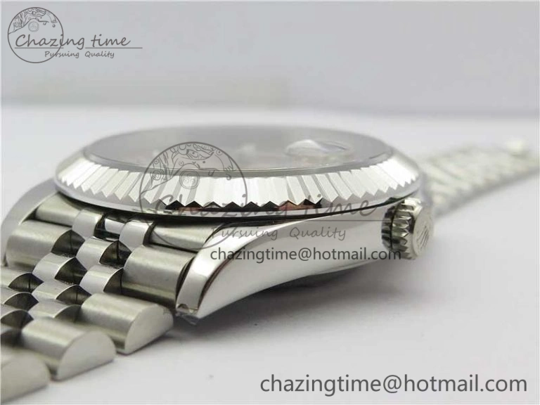 DateJust 41mm 126334 SS BP Maker 1:1 Best Edition New Version Silver Crystal Dial on Jubilee Bracelet FastDry 3021