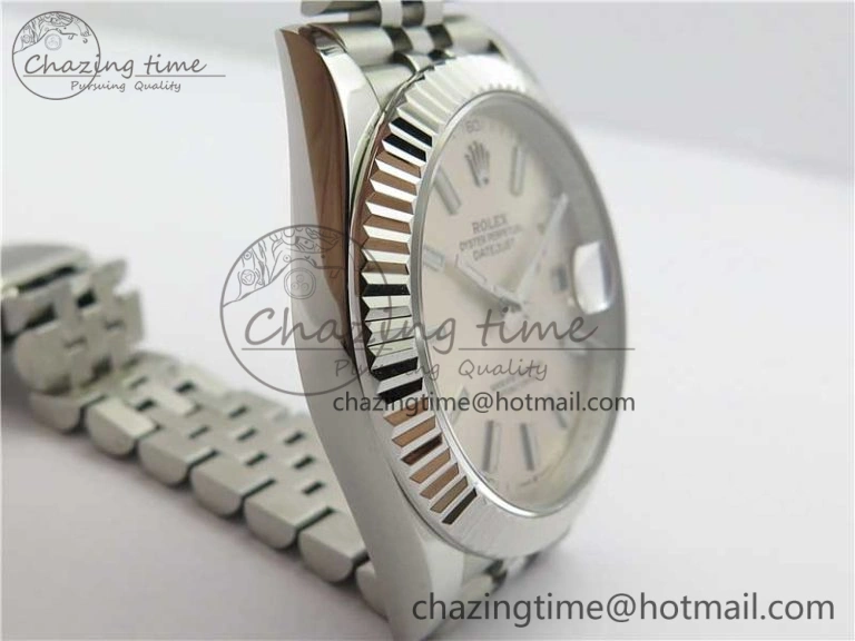 Bold DateJust 41mm 126334 SS BP Maker 1:1 Best Edition New Version Silver Dial on Jubilee Bracelet 3025