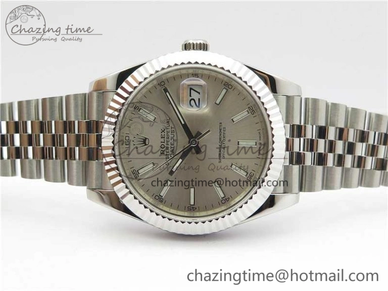Bold DateJust 41mm 126334 SS BP Maker 1:1 Best Edition New Version Silver Dial on Jubilee Bracelet 3025