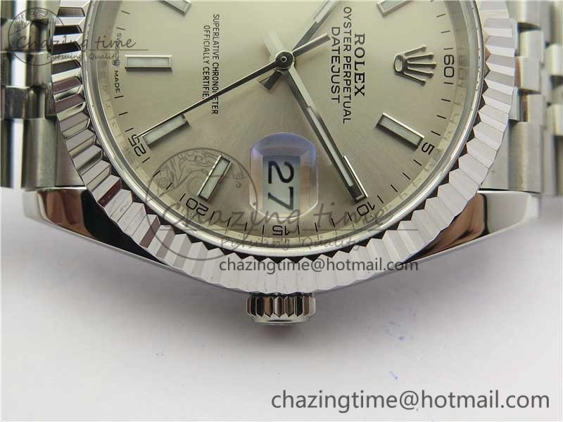 Bold DateJust 41mm 126334 SS BP Maker 1:1 Best Edition New Version Silver Dial on Jubilee Bracelet 3025
