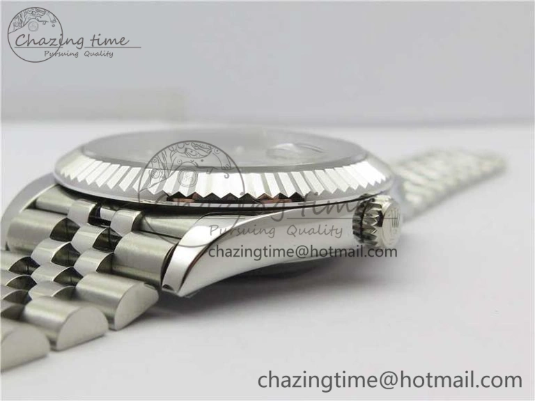 Resilient DateJust 41mm 126334 SS BP Maker 1:1 Best Edition New Version White MOP Crystal Dial on Jubilee Bracelet 3027