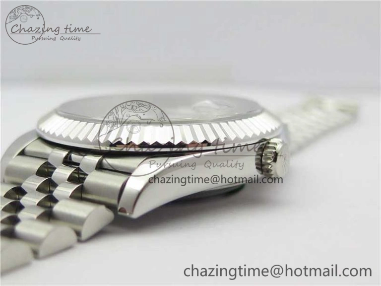 Breathable DateJust 41mm 126334 SS BP Maker 1:1 Best Edition New Version White Roman Dial on Jubilee Bracelet 3036