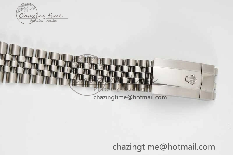 DateJust 41mm DIWF 1:1 Best Edition 904L Steel Green Diamonds Bezel Green Dial Arabic Marker on Jubilee Bracelet SA Premium 2335