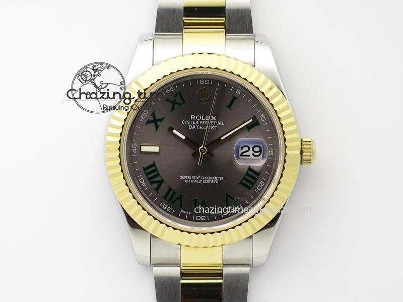 Functional DateJust II 116333 BP-Maker V2 Best Edition SS YG Grey Dial On Oyster Bracelet 41MM  A 3995
