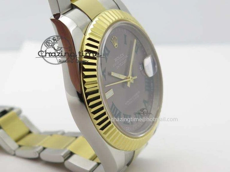 Functional DateJust II 116333 BP-Maker V2 Best Edition SS YG Grey Dial On Oyster Bracelet 41MM  A 3995