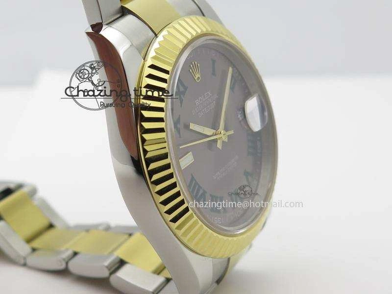 Functional DateJust II 116333 BP-Maker V2 Best Edition SS YG Grey Dial On Oyster Bracelet 41MM  A 3995