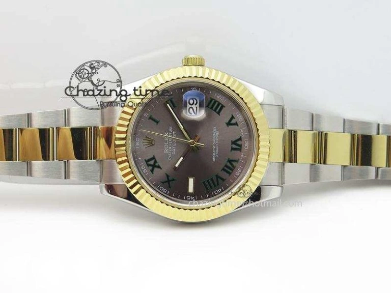 Functional DateJust II 116333 BP-Maker V2 Best Edition SS YG Grey Dial On Oyster Bracelet 41MM  A 3995