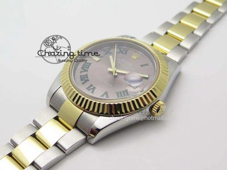 Functional DateJust II 116333 BP-Maker V2 Best Edition SS YG Grey Dial On Oyster Bracelet 41MM  A 3995